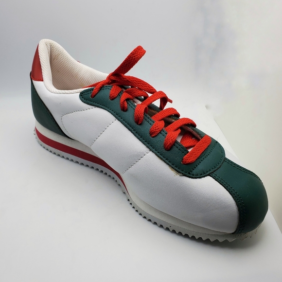 LA dbs Sneakers (women size 8)  6 1/2 White, Green, Red - Picture 5 of 13